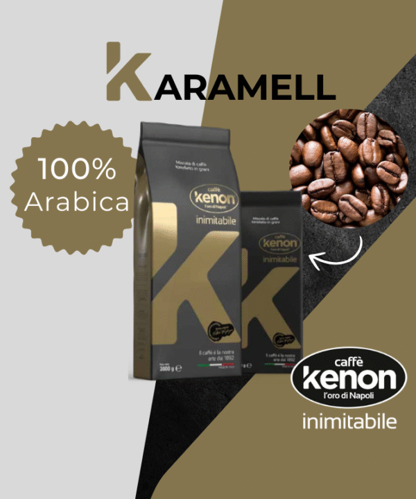 Kenon - Café en Grains - Karamell - 100% Arabica - 1 kg