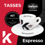 Kit de 6 Tasses + sous-tasses - Espresso