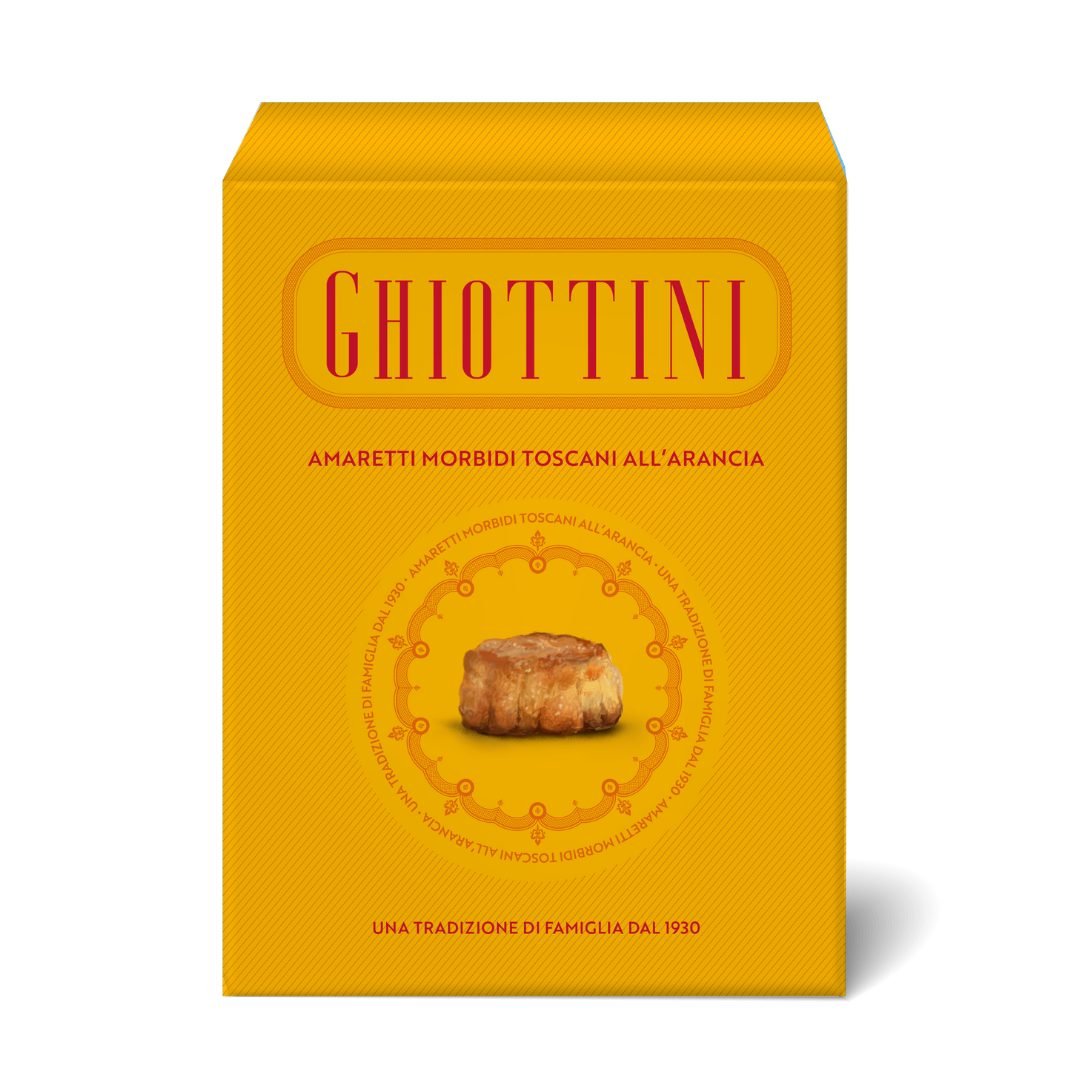 Ghiottini-Amaretti-morbidi-sinaasappel-200GR Biscuits - Amaretti morbidi orange - 200 g – Image 1