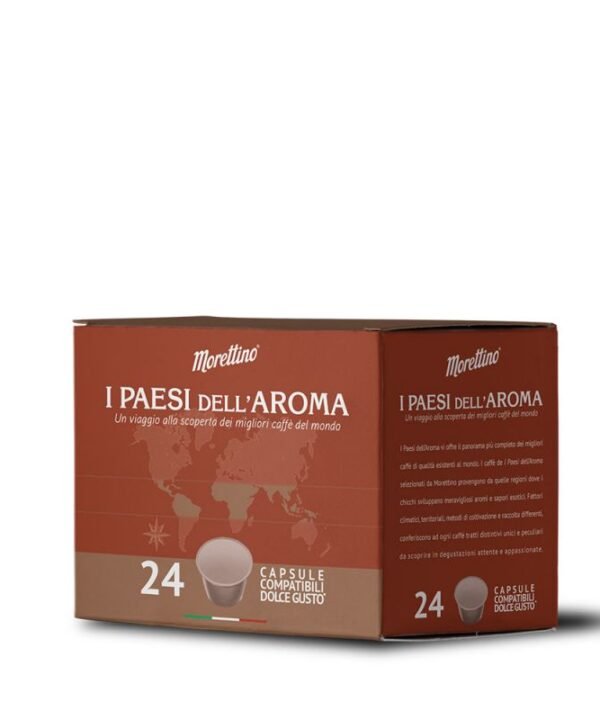 Morettino – Capsules compatibles Dolce Gusto® – I Paesi dell’Aroma – 24 pcs