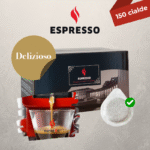 Espresso – Dosettes ESE 44mm (cialde) – Delizioso – 150 pcs