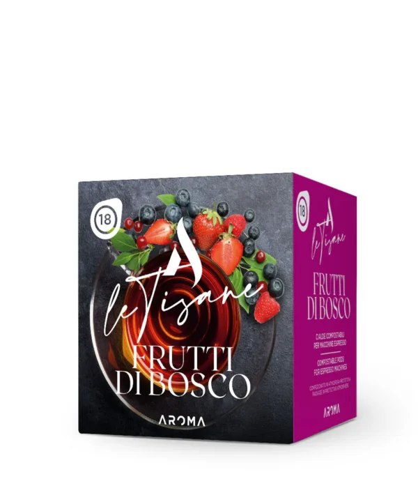 Aroma - Infusion en cialde ESE 44mm – Tisane Fruits des Bois - 18 pcs