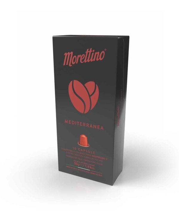 Morettino – Capsules compatibles Nespresso® – Mediterraneo – 10 pcs