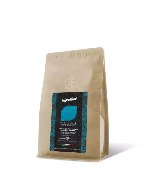 Morettino - Café décaféiné moulu - BIO Aquae - 200 gr