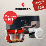 Espresso – Dosettes ESE 44mm (cialde) – Prezioso – 150 pcs + KIT