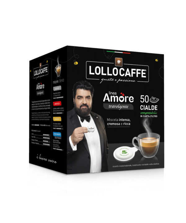 Lollo Caffè - Dosettes ESE 44 mm (cialde) – Travolgente – 50 pcs