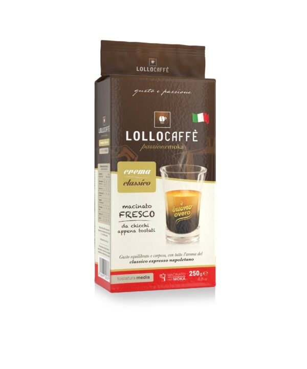Lollo Caffè - Café moulu – Crema Classico – 250 gr