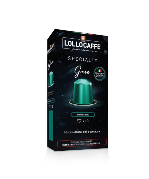 Lollo Caffè - Capsules compatibles Nespresso® - Giove (Décaféiné) - 10 pcs