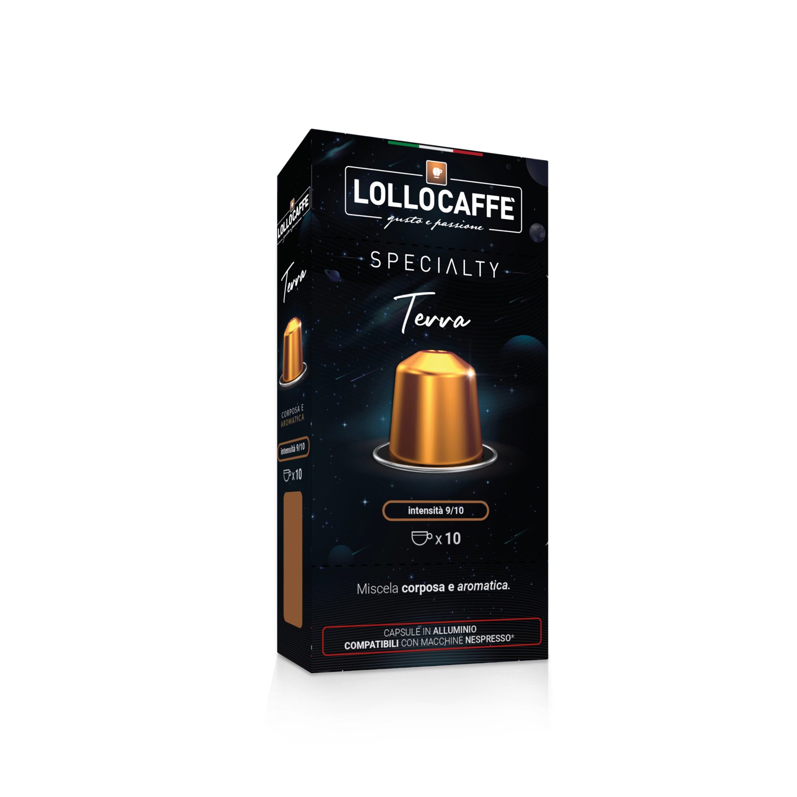 Specialty mockup Amazon_Terra 3-4 Lollo Caffè - Capsules compatibles Nespresso® - Terra - 10 pcs – Image 1